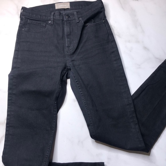 Everlane High Rise Skinny Jean Black 26 Regular - Picture 2 of 6